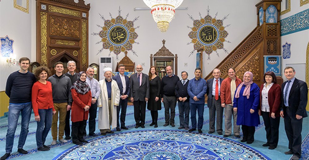 35. Interreligiöser Dialog am 15. Januar 2020: Plenum Interreligiöser Dialog mit Arbeitsgruppen in der Yavuz Sultan Selim Camii Moschee in Heidelberg. (Foto: Rothe)
