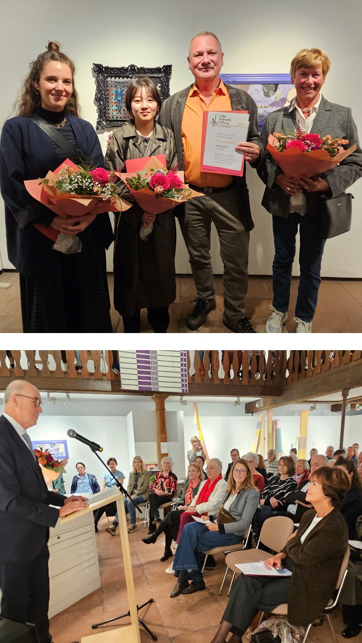 Eröffnung der neuen Ausstellung in der Textilsammlung Max Berk, Foto: KMH Eröffnung der neuen Ausstellung in der Textilsammlung Max Berk, Foto: KMH