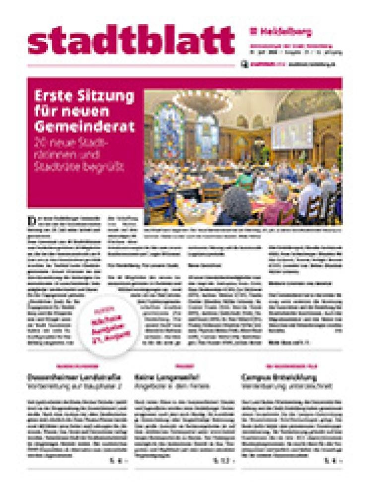 Titelseite Stadtblatt-Ausgabe 13-2024