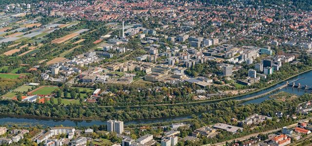 Luftaufnahme des Neuenheimer Felds