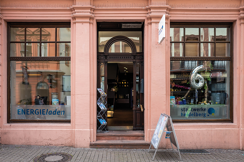 Eingang zum Kundenzentrum